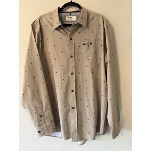 Jetty Men's Longwood Stretch Longsleeve Woven Shirt Lightweight Breathable XL